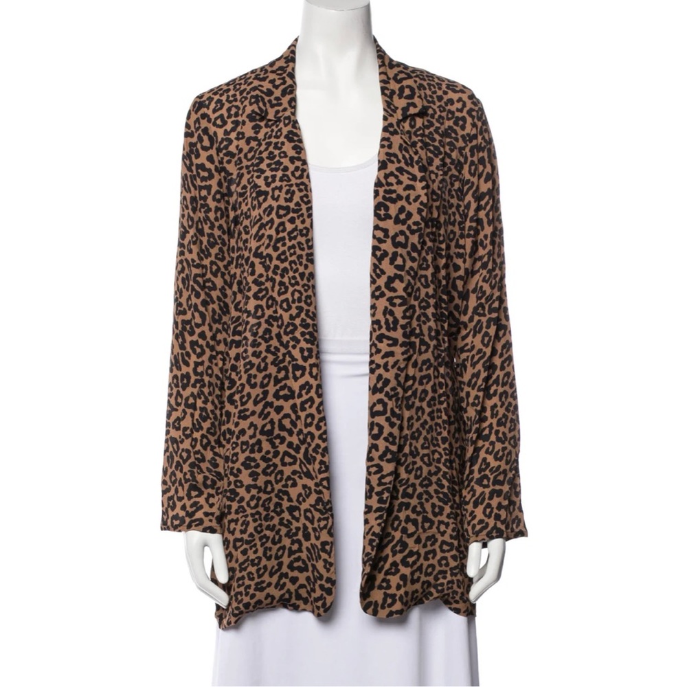 Beach riot cheetah blazer size medium